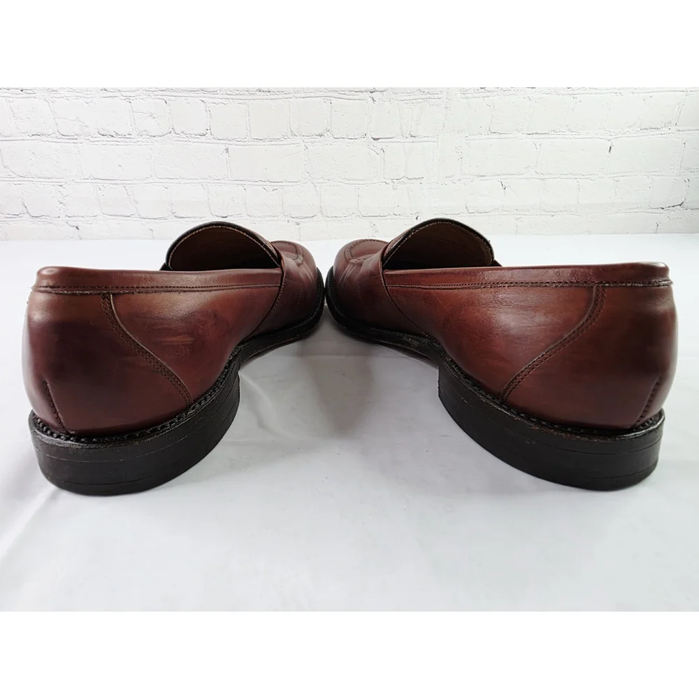 FootJoy Vintage Classics Men's Dress Shoes Brown Leather Penny Loafers Size 12